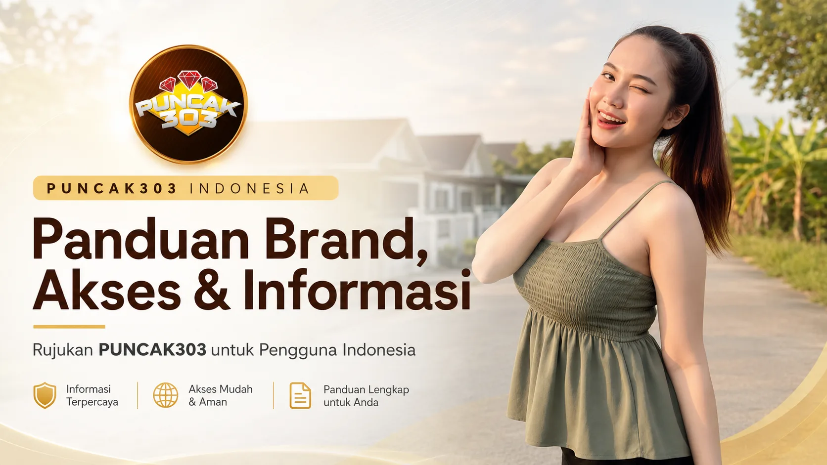 PUNCAK303 Indonesia brand information hub dengan interface digital modern